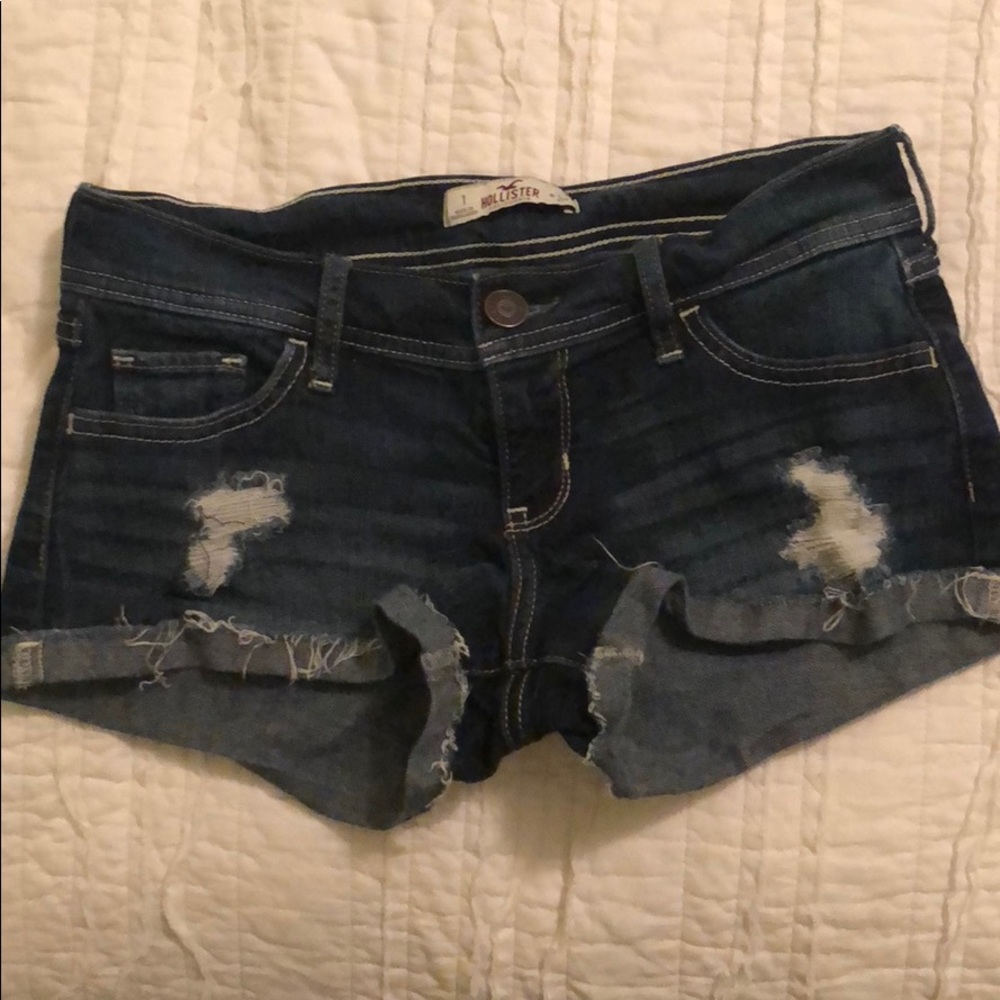 hollister jean shorts
